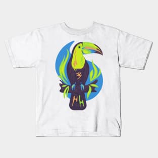 Toucan In Nature Camping Fun Kids T-Shirt